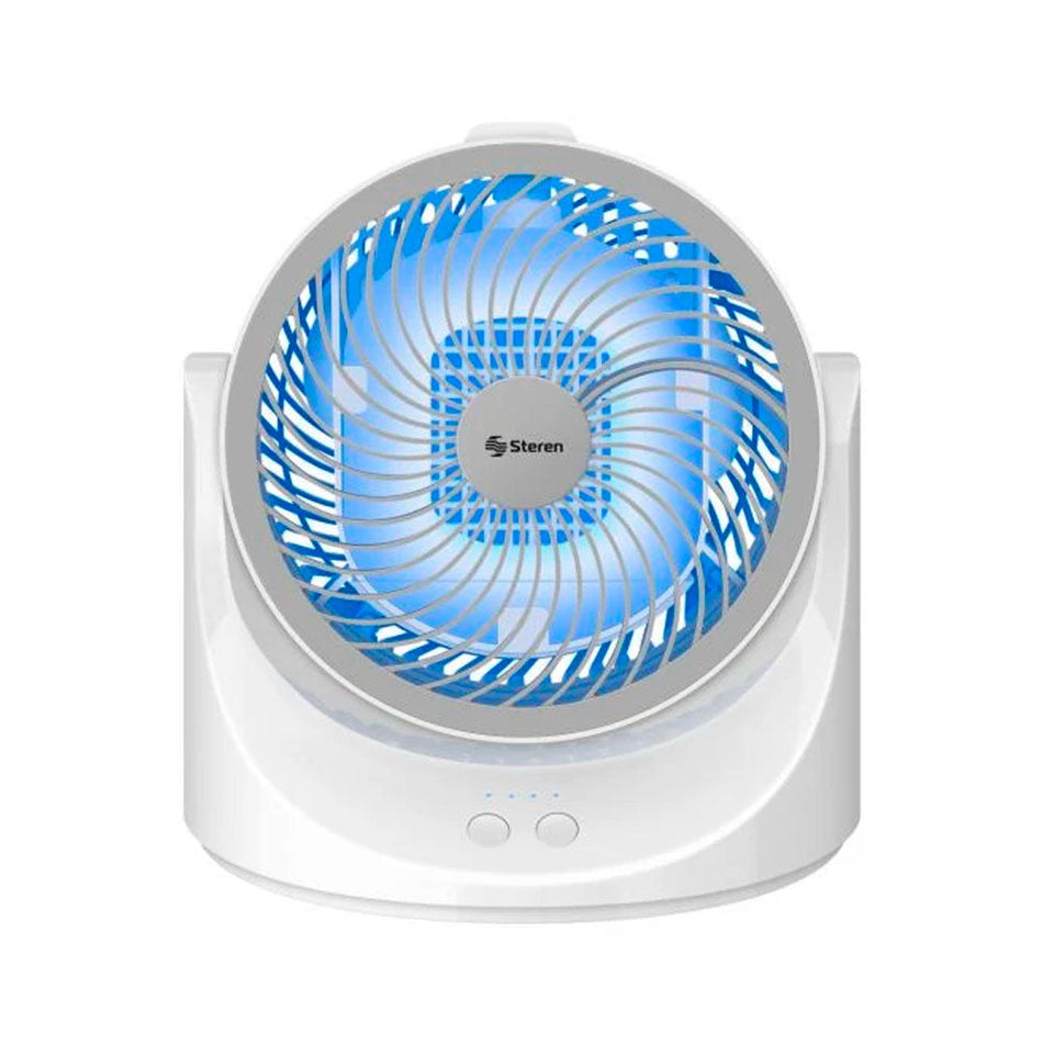 VENTILADOR CON ENFRIADOR DE AIRE Y LUZ LED PARA ESCRITORIO STEREN FAN-200