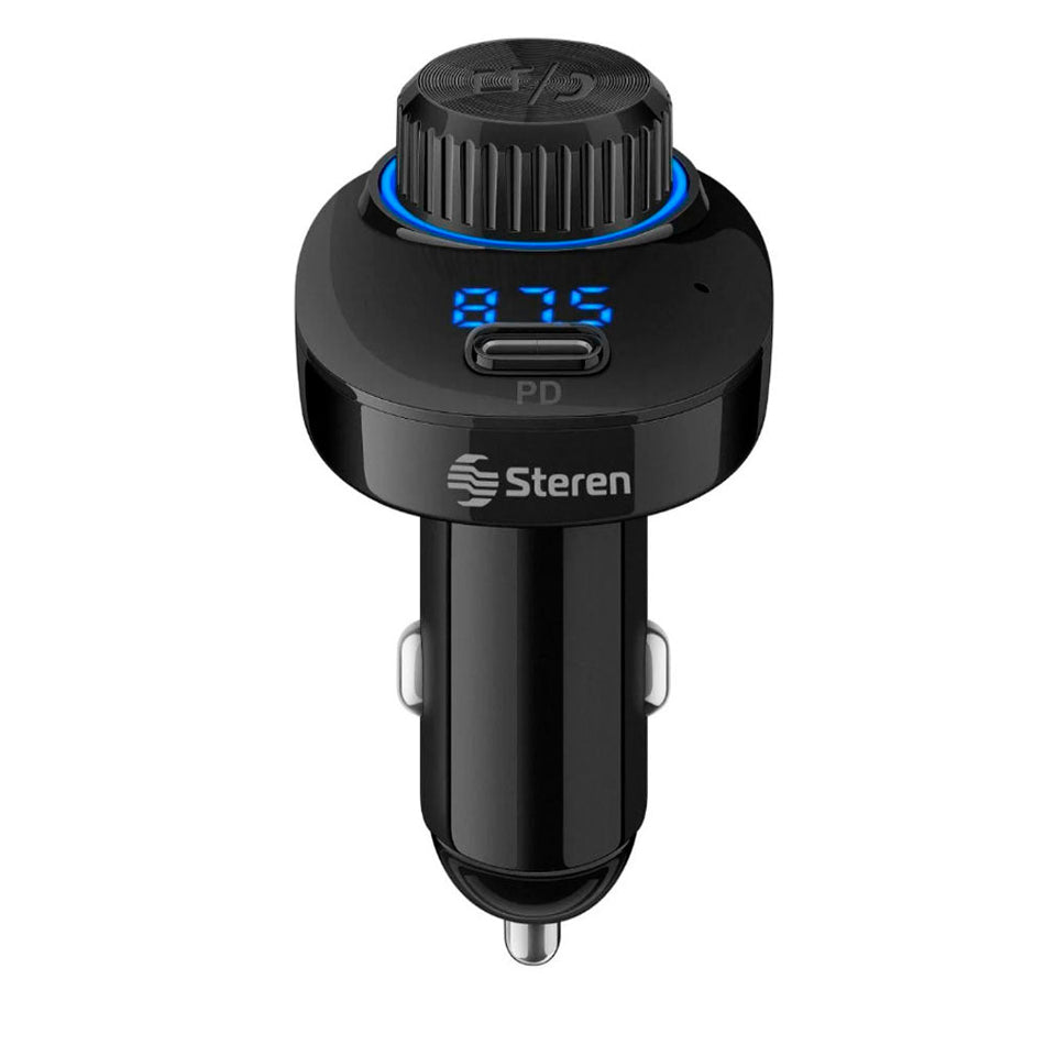 MANOS LIBRES BLUETOTH Y TRANSMISOR FM STEREN FMT-874