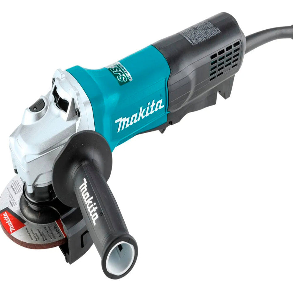 MINI ESMERILADORA 4 1/2" 11500RPM SJSll C/DISCO SWITCH TIPO PALETA 1900W MAKITA GA4595X02