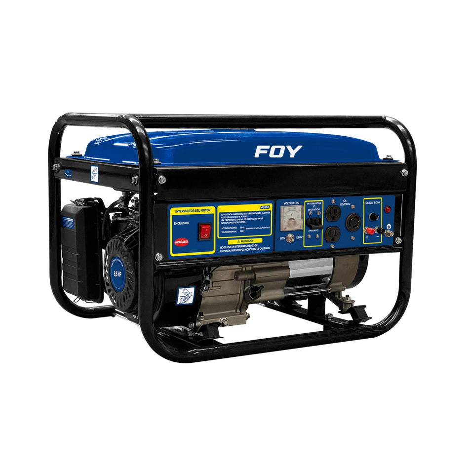 Generador a gasolina 3000 W, 210 cc, voltaje de salida 120-220 V, FOY