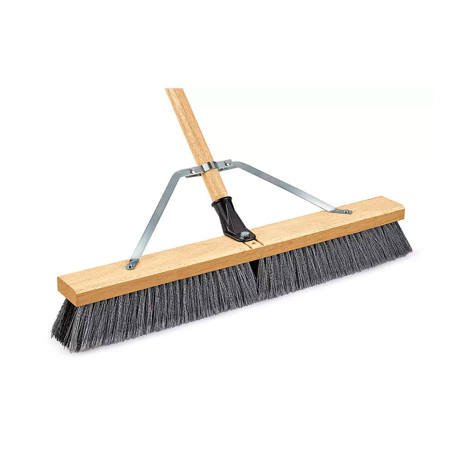 ESCOBA PARA CONTRATISTAS 24", CERDAS MED ULINE H-1620