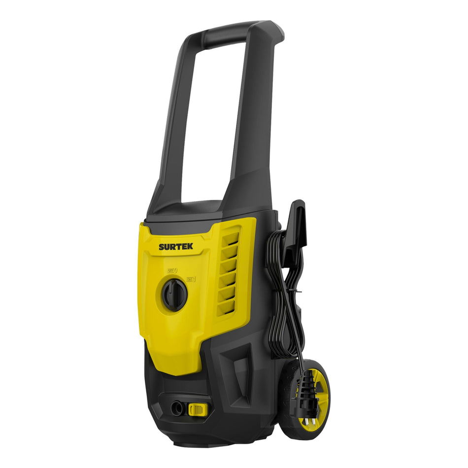 Hidrolavadora eléctrica 1500 W 127 V 1800 PSI, 5.5 Lt por minuto flujo máximo, SURTEK HL515