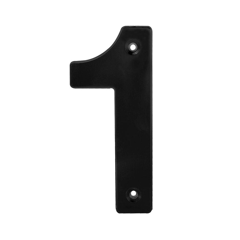 Número 1 bold 4" negro, LOCK L61N