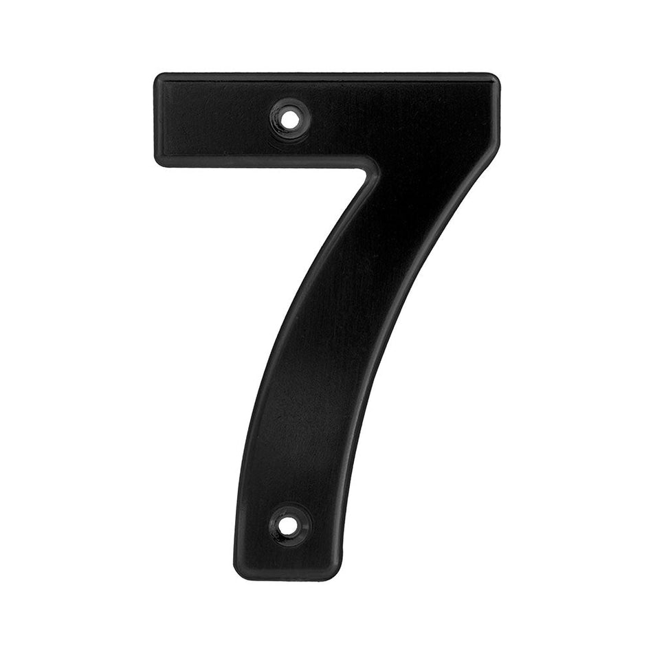 Número 7 bold 4" negro, LOCK L67N