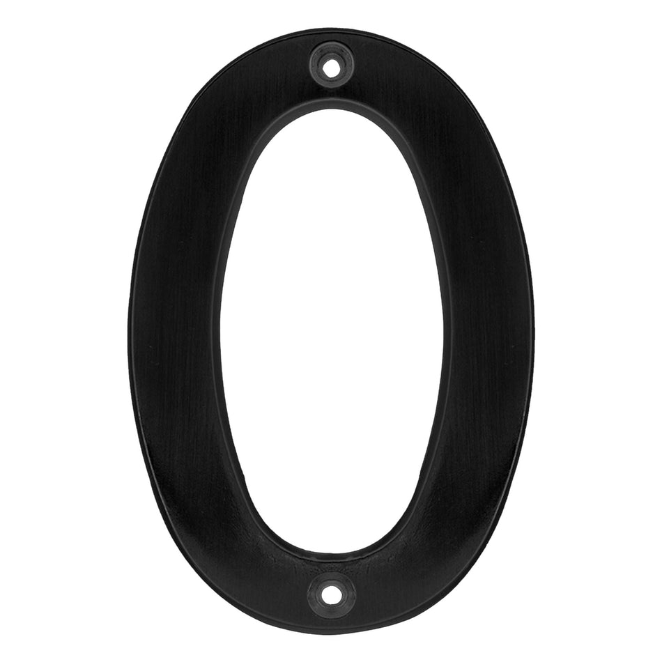 Número 0 slim 4" negro, LOCK L680N
