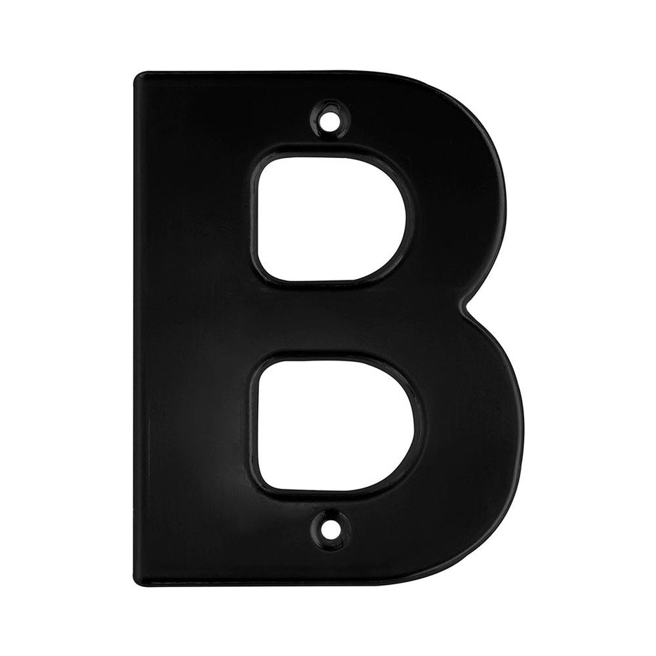Letra B bold 4" negro, LOCK L7BN