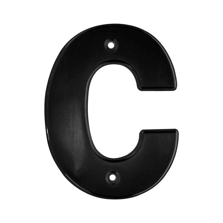 Letra C bold 4" negro, LOCK L7CN