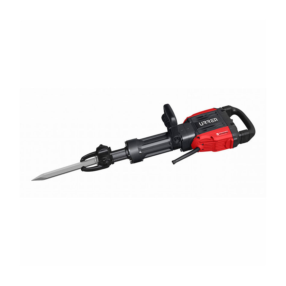 Martillo demoledor con control anti-vibración, zanco hexagonal 1600W, 120V, 55J, 1450 IPM, URREA MD1055