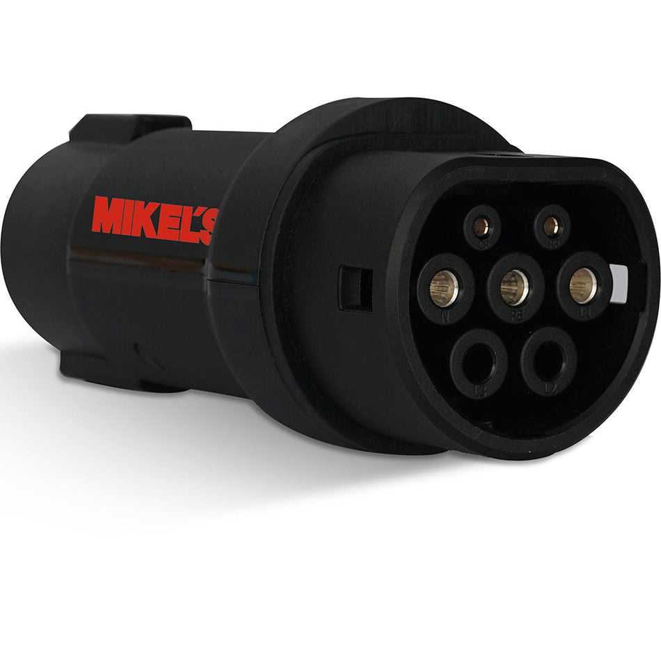 Adaptador para vehículo eléctrico EV (tipo 1 a tipo 2), MIKELS