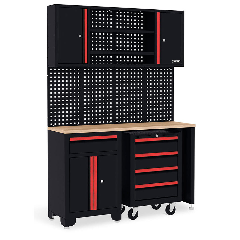 Combo taller para garaje (7 pzas), MIKELS