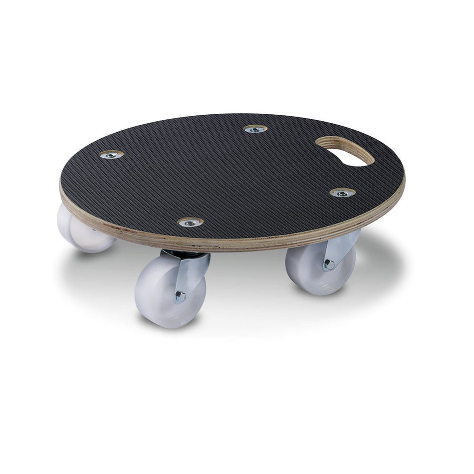 Dolly redondo con plataforma de madera (250 kgs), MIKELS