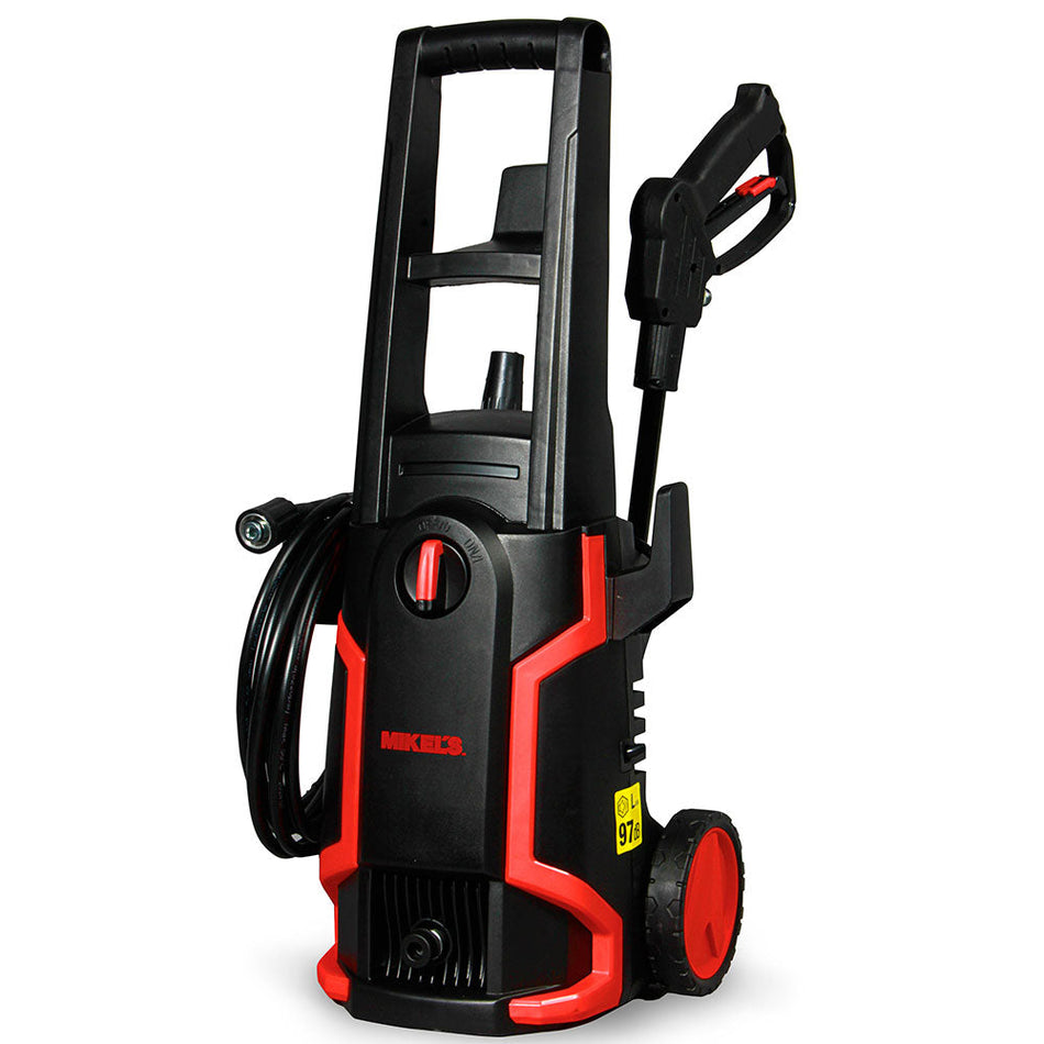 Hidrolavadora de alta presión eléctrica motor de carbones (1,800 PSI), MIKELS