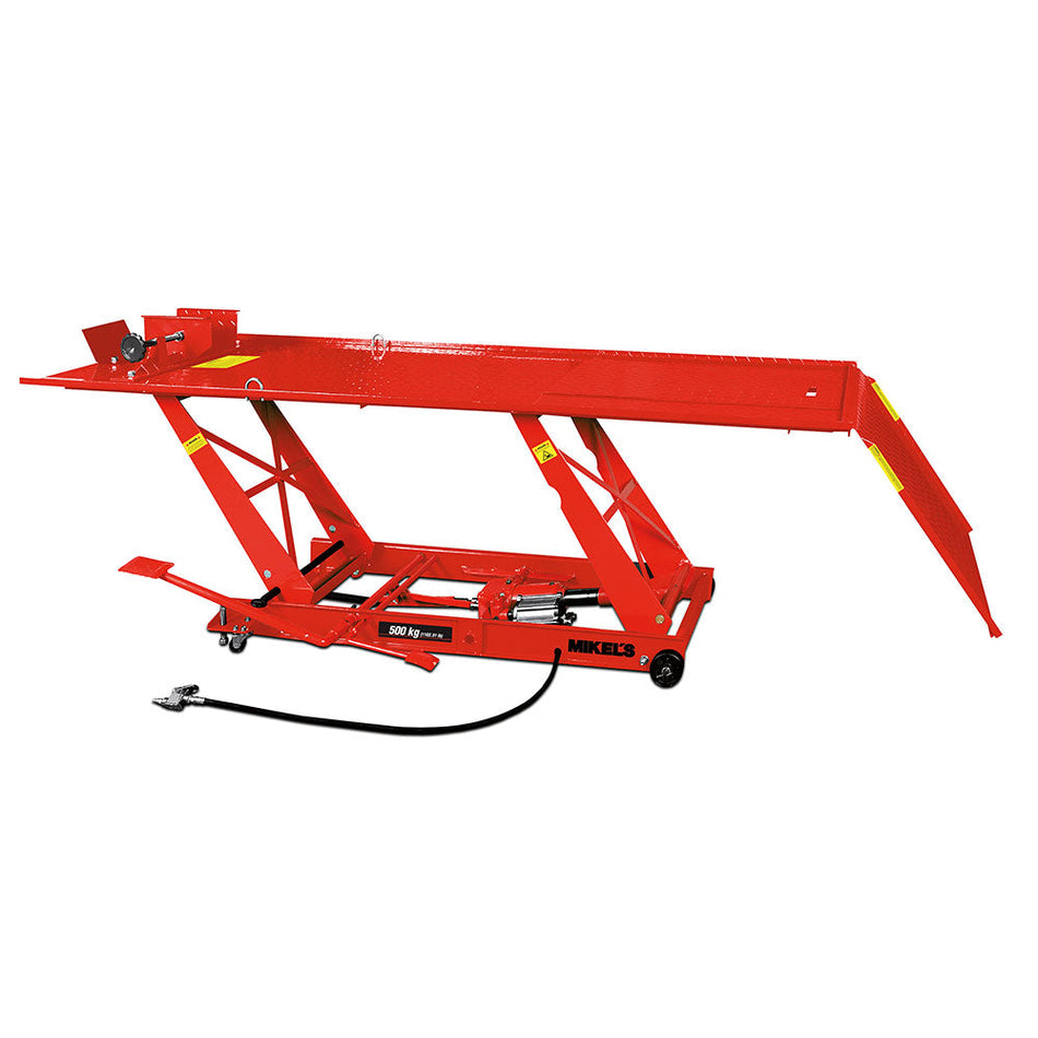 Plataforma neumática para motocicleta (500 kgs), MIKELS