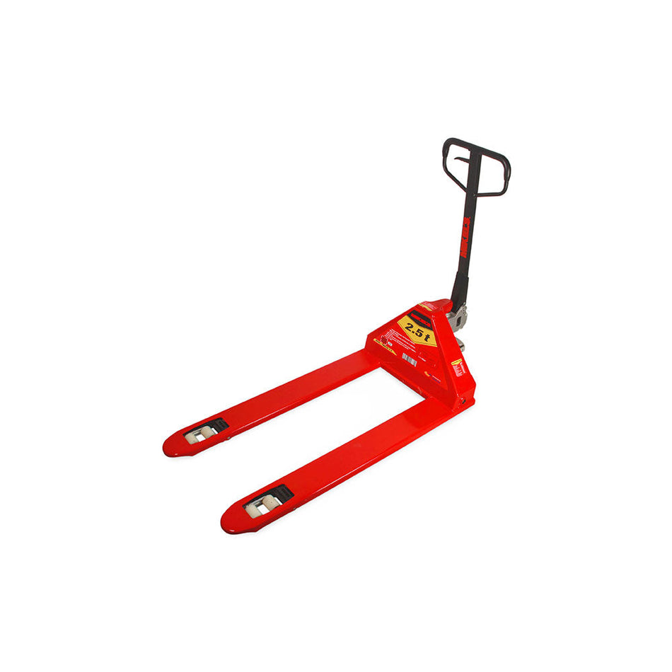 Patín hidráulico transpaleta con ruedas de nylon, extra baja (2.5 ton), MIKELS