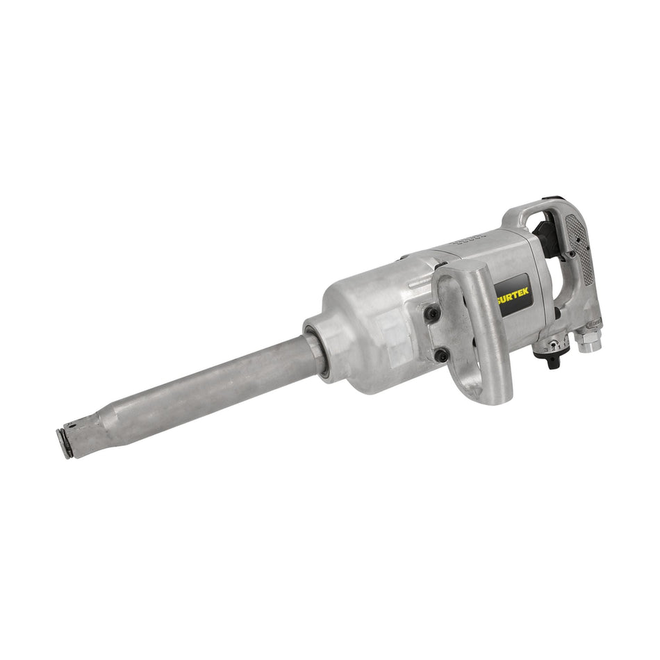 Pistola de impacto neumática cuadro de 1" 1,920 Ft-lb con extensión 9" sistema twin hammer, SURTEK PI71A