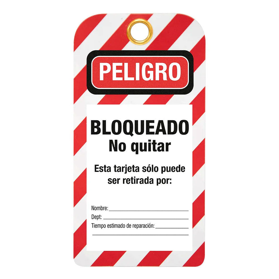 ETIQUETA DE IDENTIFICACION DE BLOQUEO (BLOQUEADO) DOGOTULS RL9353