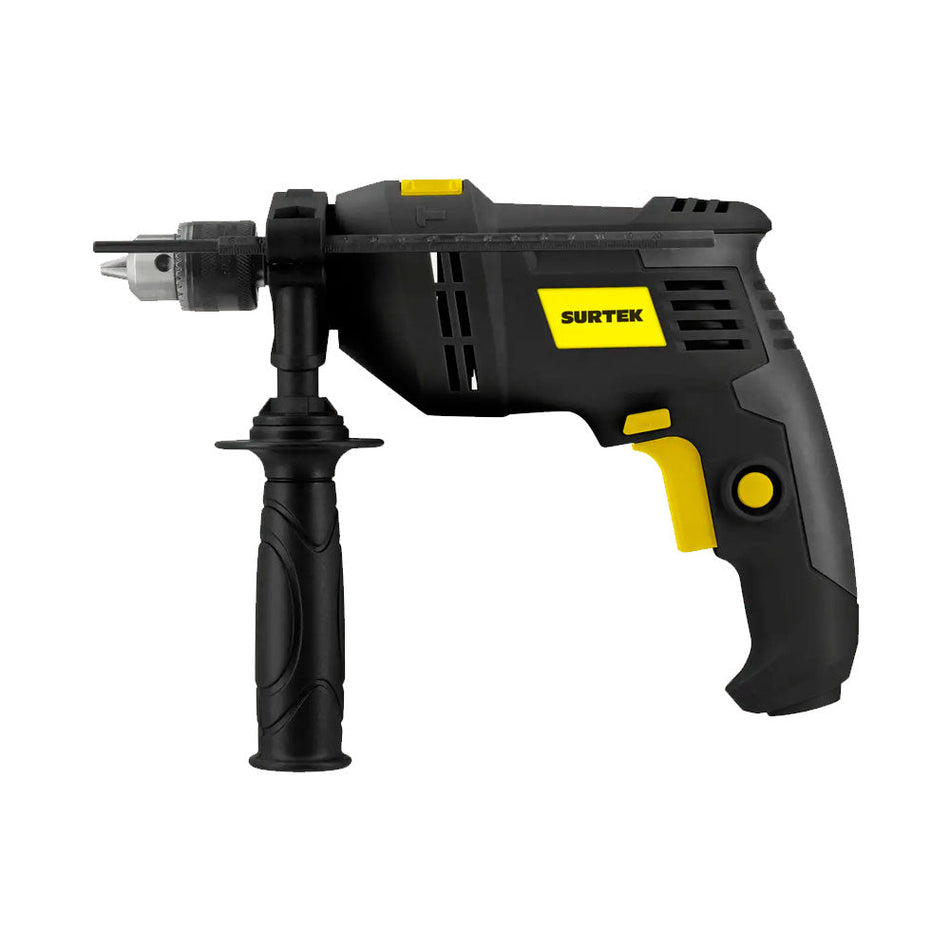 Rotomartillo 1/2" 650 W 127 V, 0 - 3,000 RPM con botón de traba para trabajos continuos, SURTEK RM512F