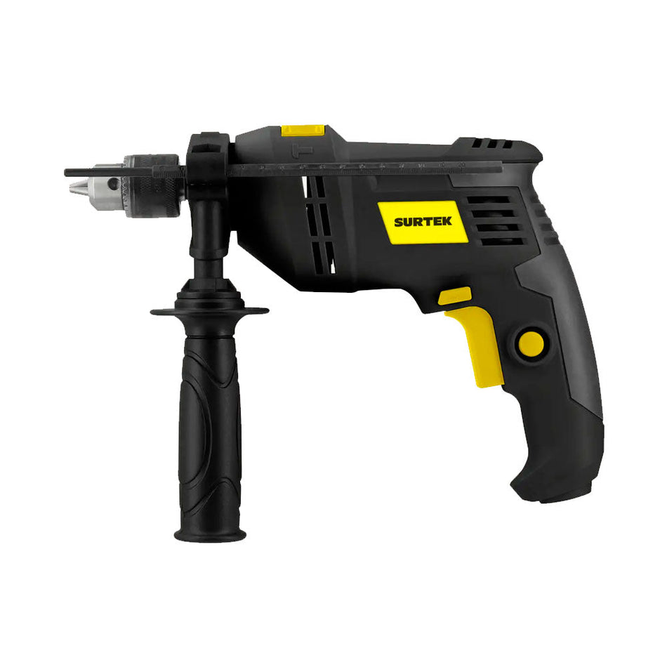 Rotomartillo 3/8" 600 W 127 V, 0 - 2,900 RPM con botón de traba para trabajos continuos, SURTEK RM538B