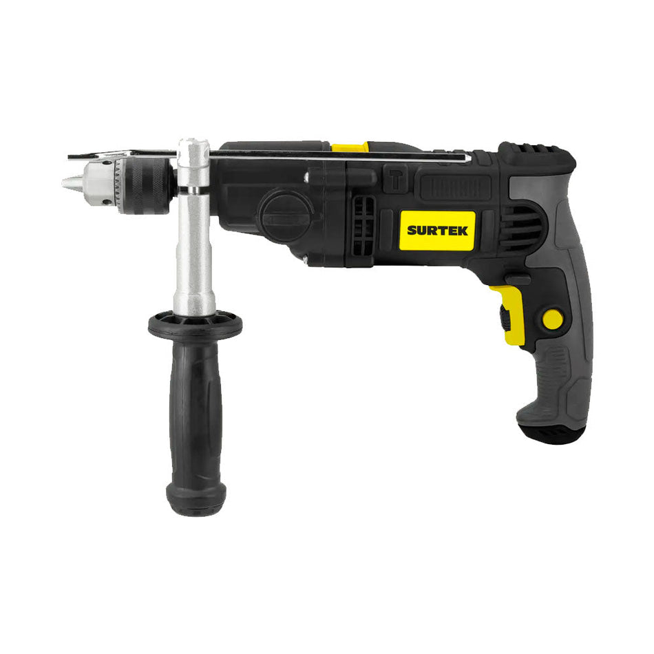 Rotomartillo 1/2" 900 W 127 V, 0 - 3,200 RPM con botón de traba para trabajos continuos, SURTEK RM712F
