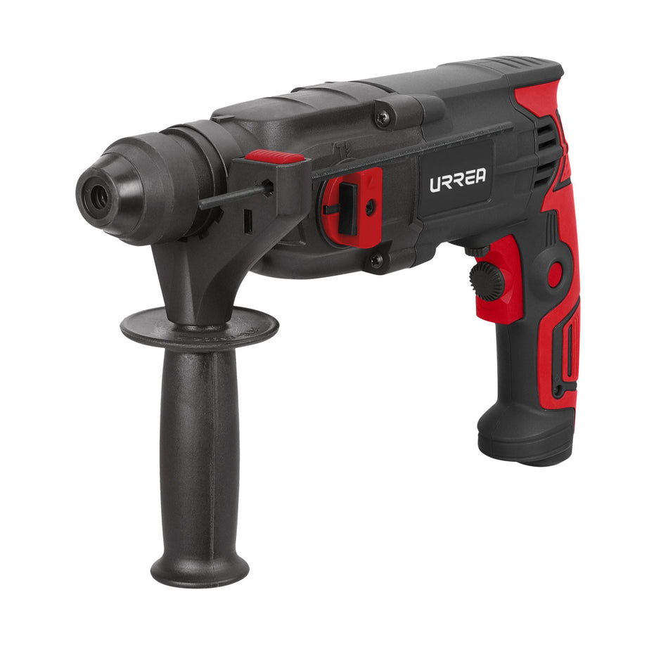 Rotomartillo electroneumático SDS Plus 600 W, 120 V, 2J, 0-2200 RPM, URREA RM92