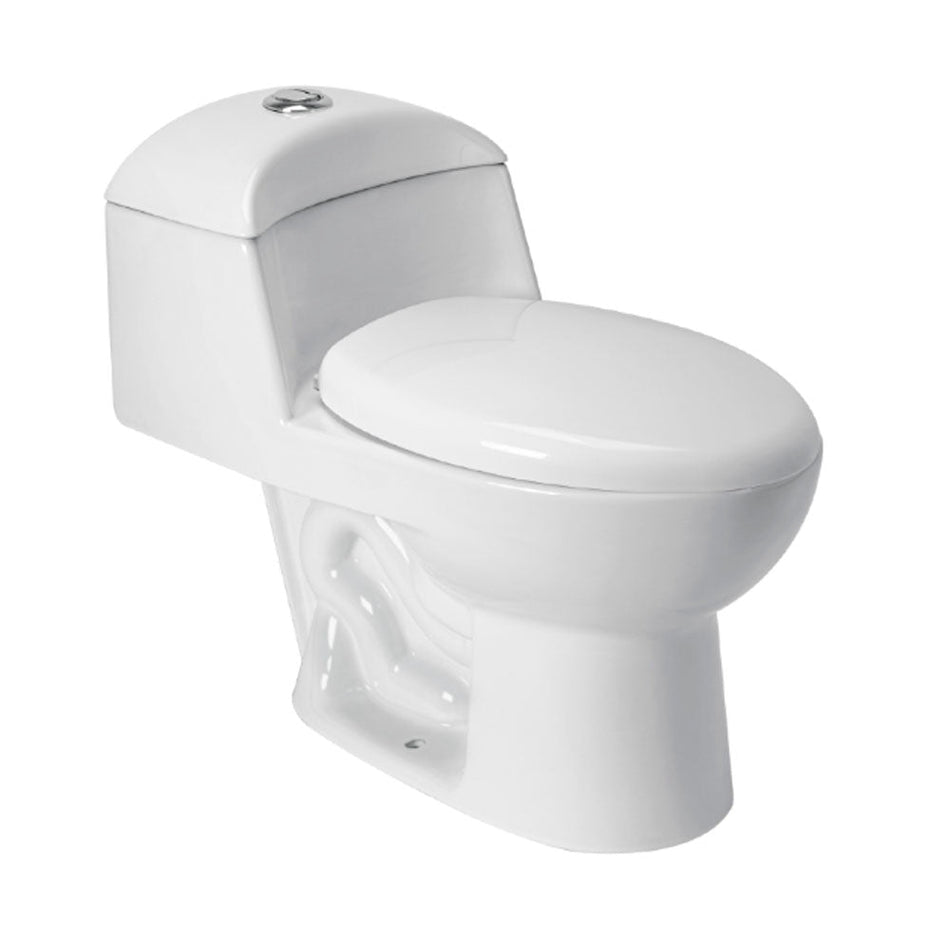SANITARIO ONE PIECE ALARGADO DE PORCELAN TRUPER 49135