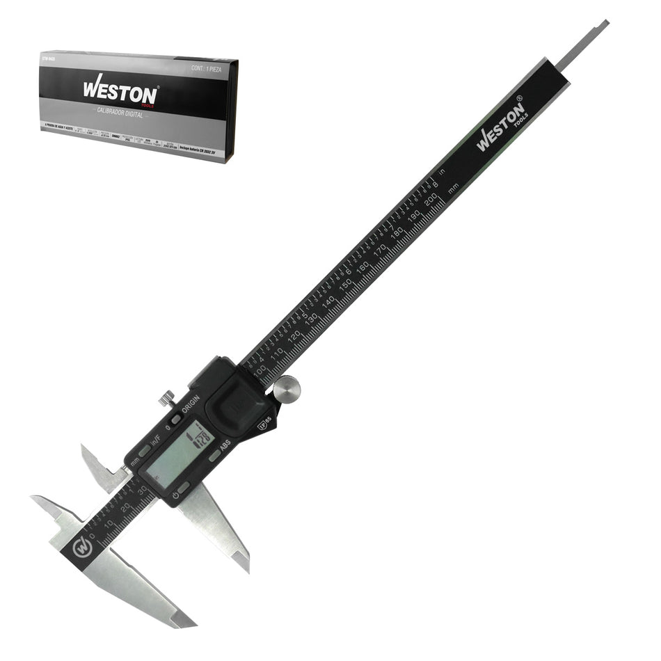 CALIBRADOR DIGITAL ACERO INOX. A PRUEBA