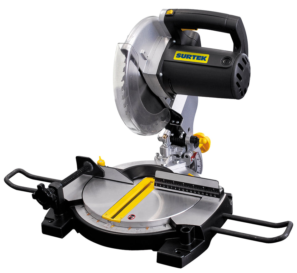 Sierra de inglete compuesta 10" 1,500 W 120 V Surtek SI410A