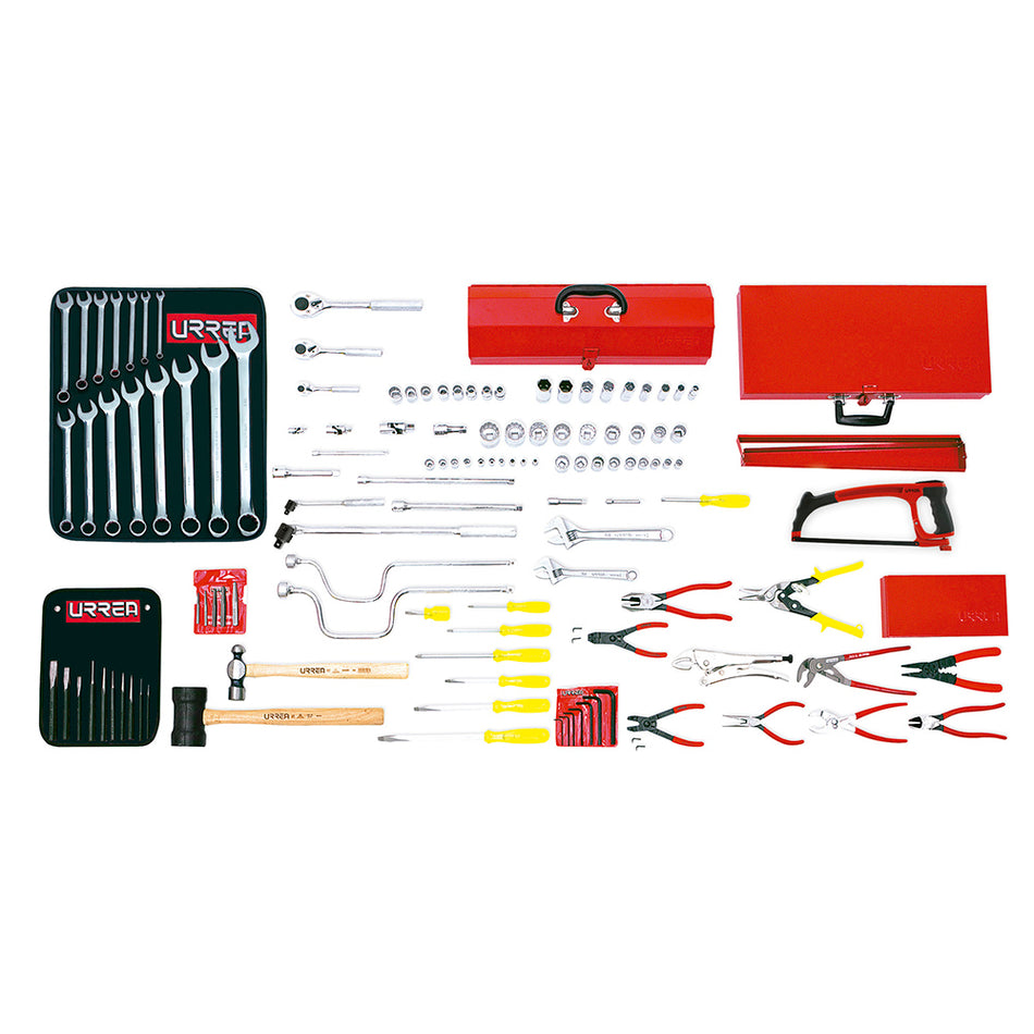 Juego básico industrial en pulgadas 124 piezas Urrea 99500