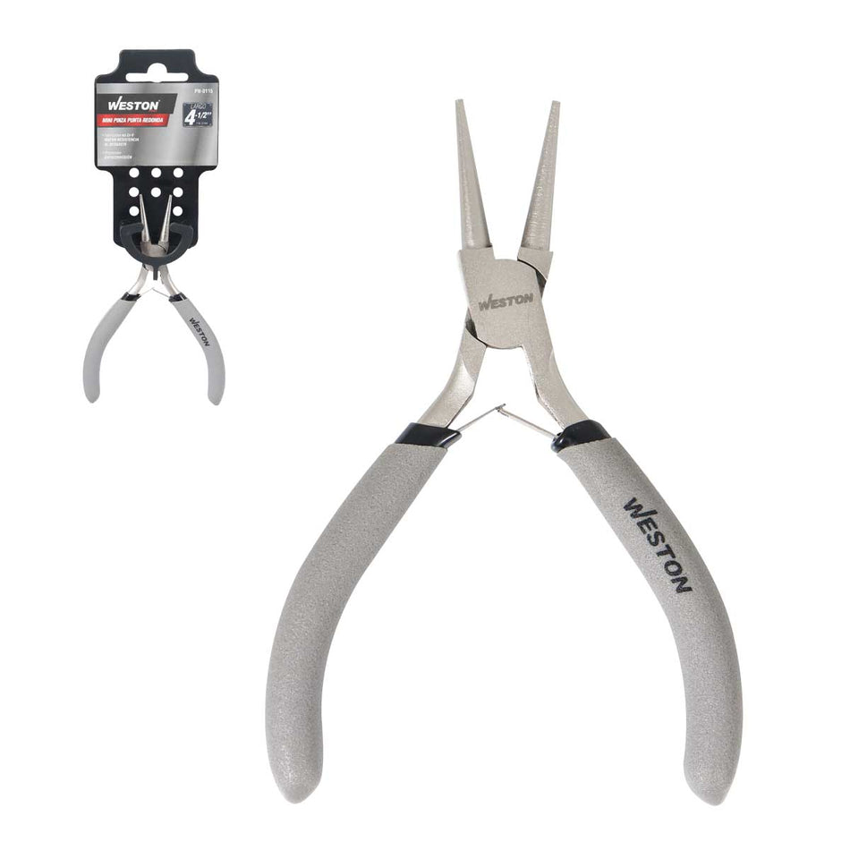 MINIPINZA PUNTA REDONDA 4.5" (CAJA C/6 P