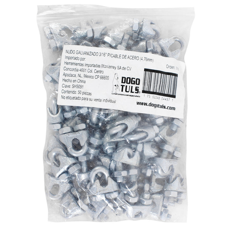 NUDO GALVANIZADO 3/16" HIERRO MALEABLE DOGOTULS SH5091