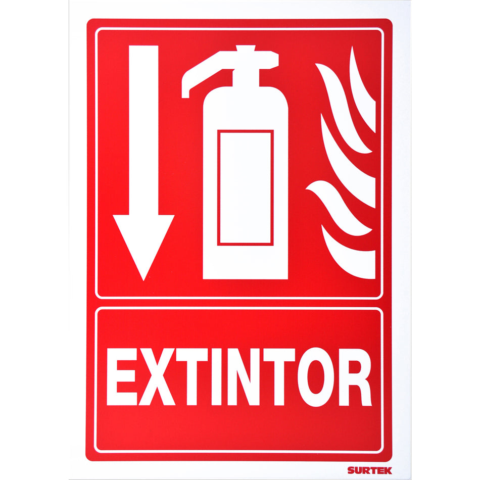 Señal "Extintor" Surtek SES47