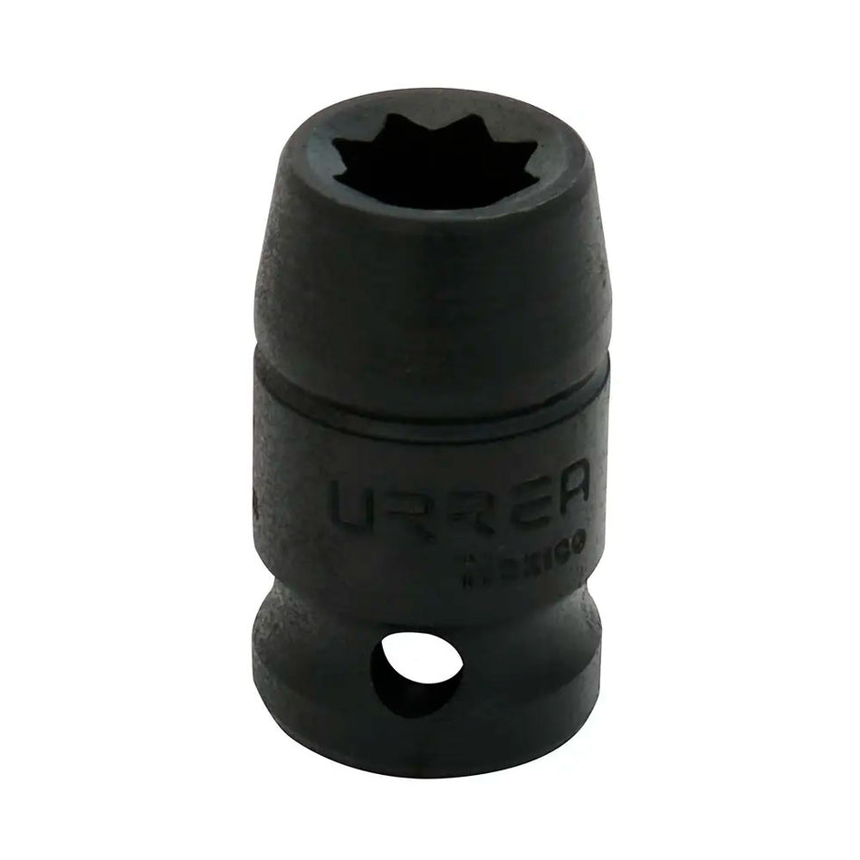 Dado de impacto cuadro de 1/2", 8 puntas, en pulgadas, 7/16" Urrea 7414S