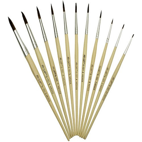 PINCEL ARTEX SERIE 101 #2 REDONDO CREMA