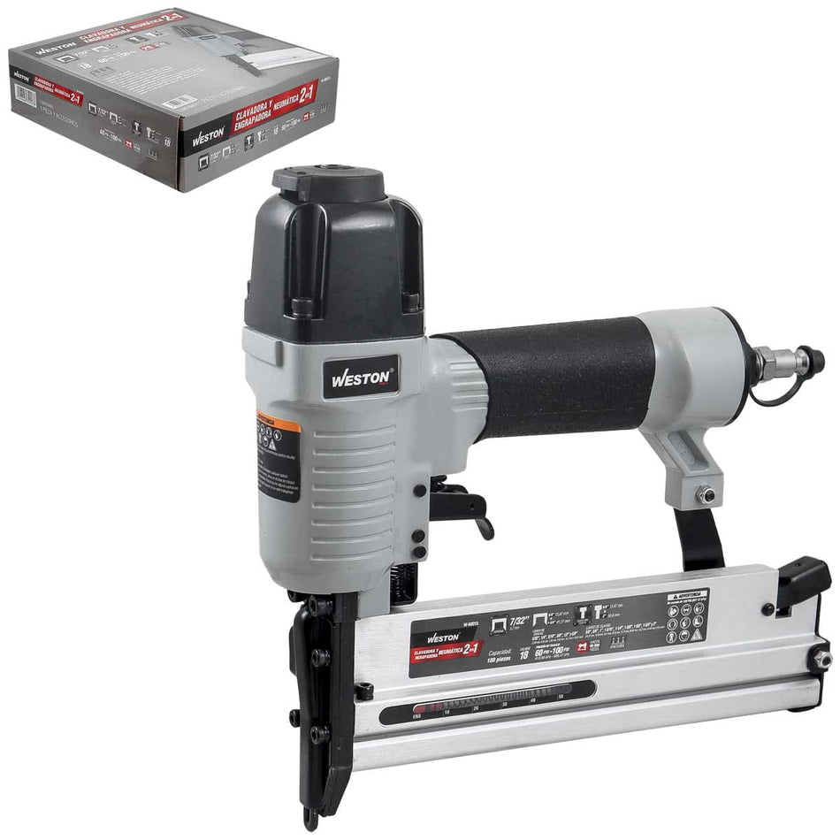 CLAVADORA Y GRAPADORA NEUMÁTICA CALIBRE