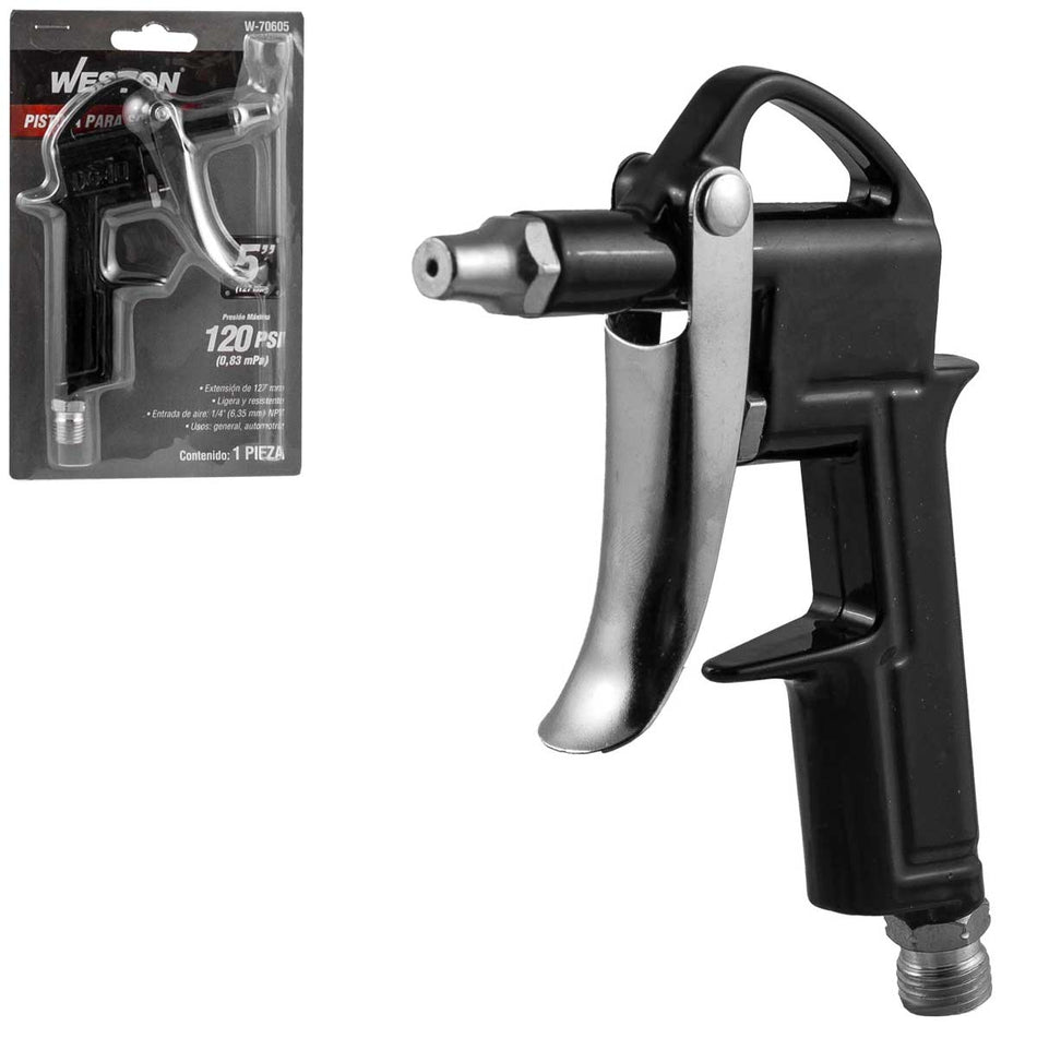 PISTOLA PARA SOPLETEAR 5 MAX PSI 120, WE