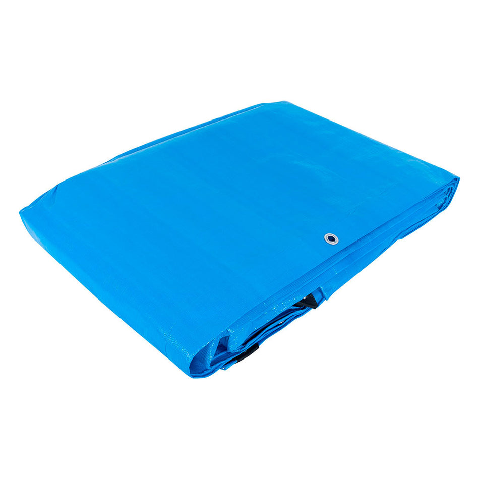 Lona reforzada, 6 x 9 m, azul