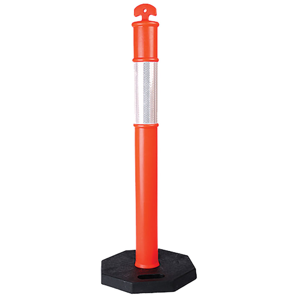 POSTE DELIMITADOR DE 115 CM CON BASE Y R