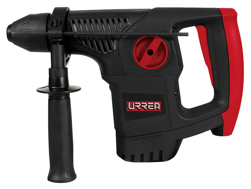 Rotomartillo electroneumático SDS Plus 900 W 120 V, 4.5 J, 0 - 850 RPM Urrea RME1030