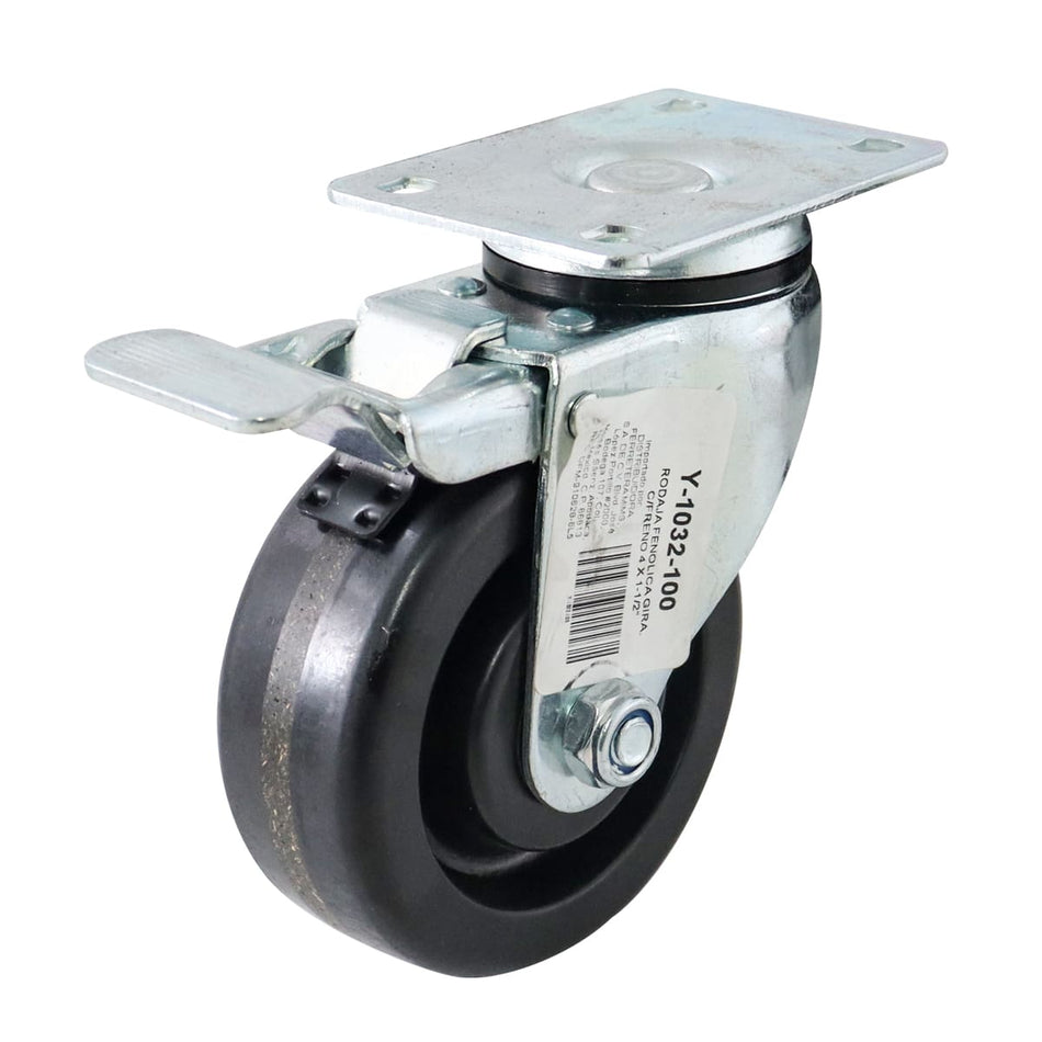 RODAJA FENOLICA GIRA. C/FRENO 4X1-1/2",