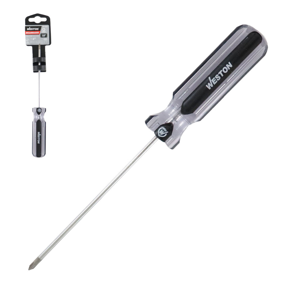 DESARMADOR PHILLIPS 1/8 X 4" MANGO PVC A