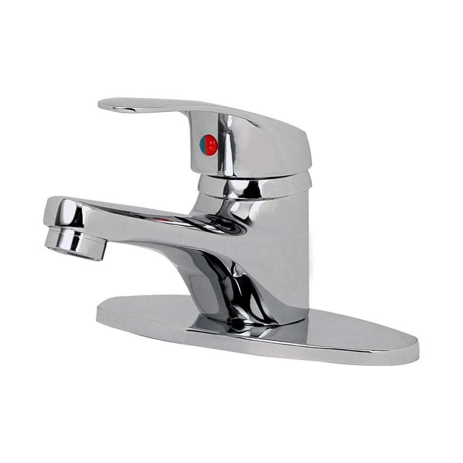 MEZC.MONOMANDO P/LAV.4" C/CUB. A.CROMO,