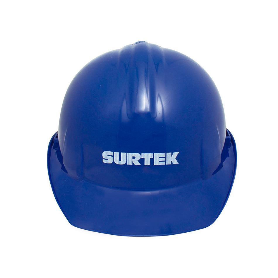 Casco de seguridad con ajuste de intervalos, color azul Surtek 137309
