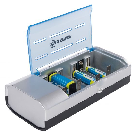 CARGADOR D/PILAS "AA, AAA, C, D y 9V"