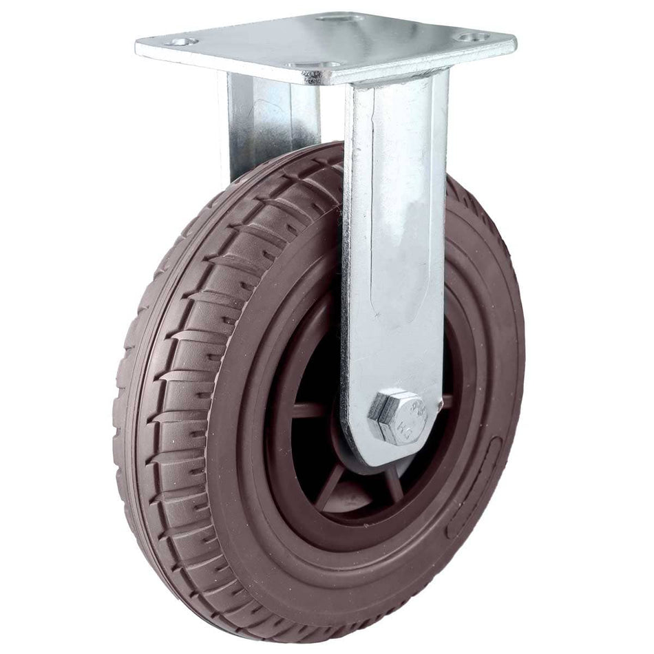RODAJA DE HULE CAFÉ USO RUDO FIJA 8" (20