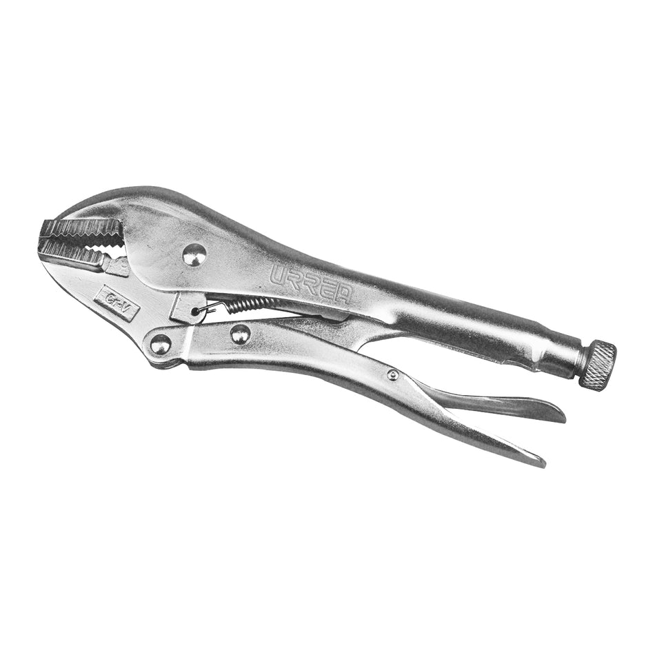 Pinza de presión de 12" punta recta Urrea PR12