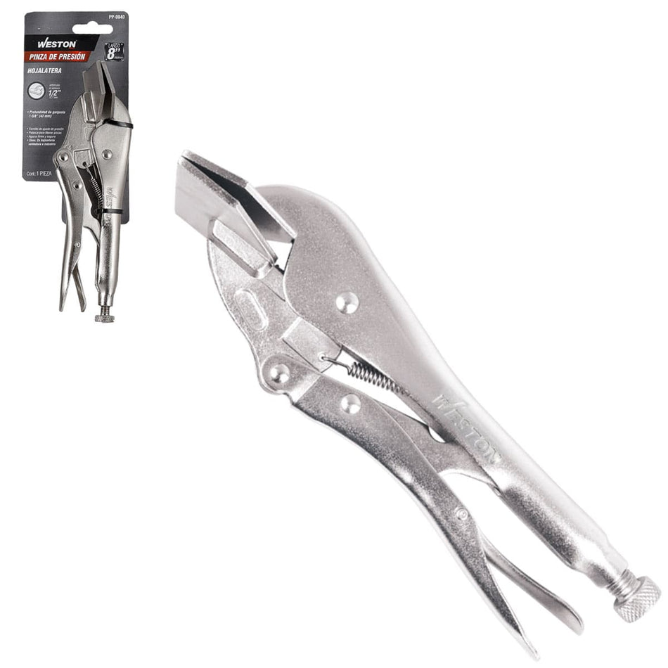 PINZA DE PRESION HOJALATERA 8 (8R) (CAJA