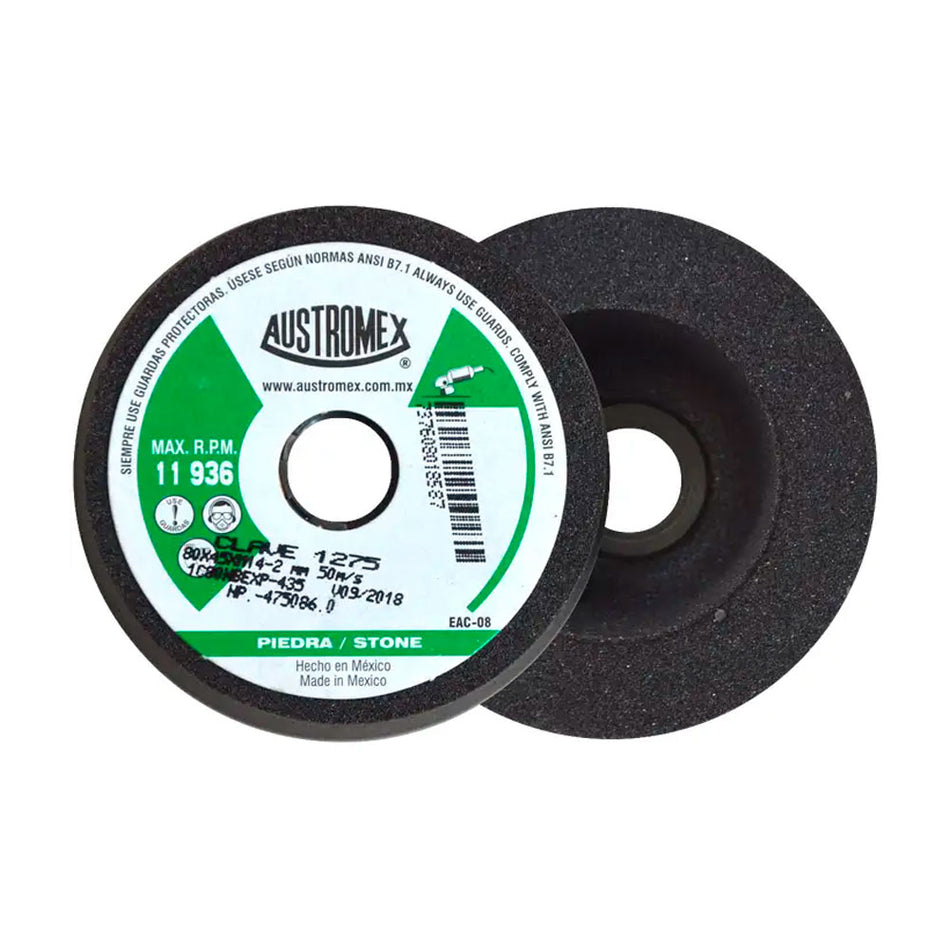 Copa abrasiva de 80 x 45 x M14-2 mm para
