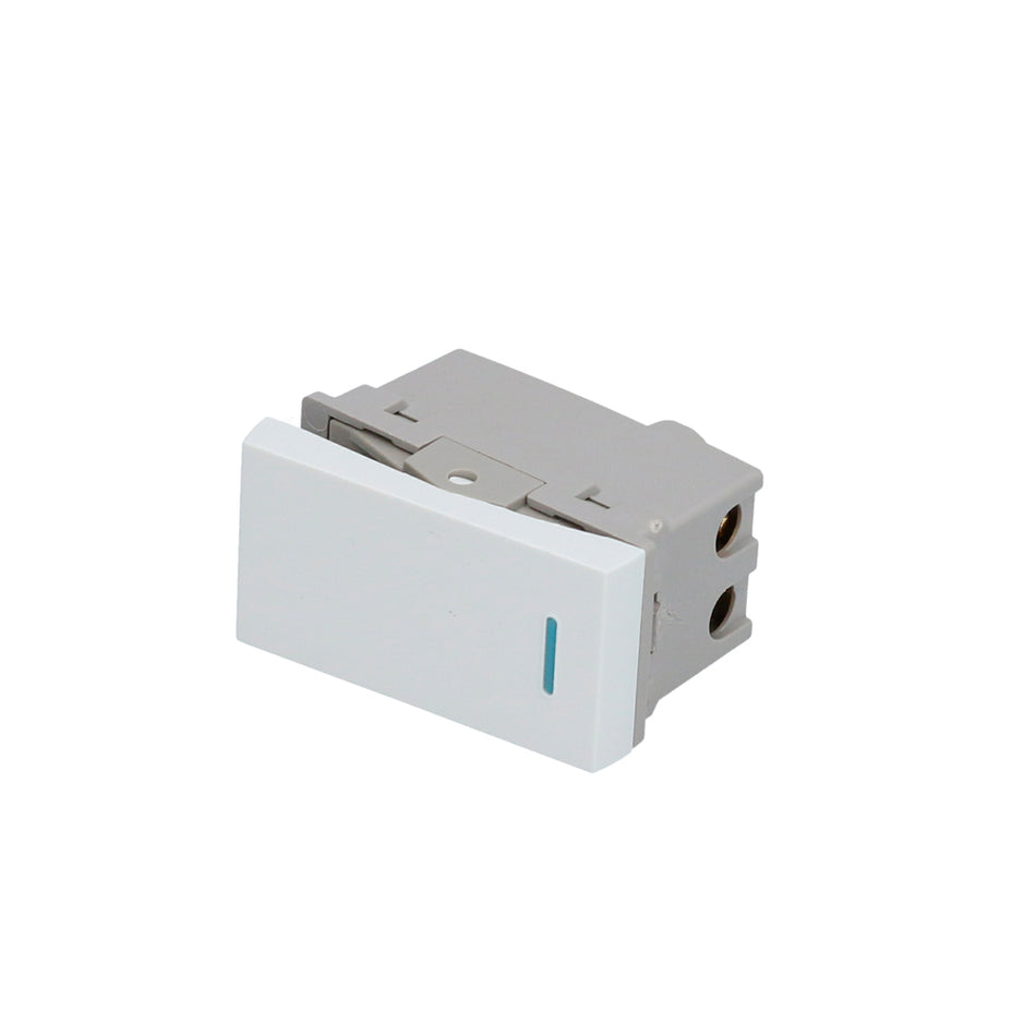 Interruptor 1/3, línea Premium, color blanco Surtek P605B