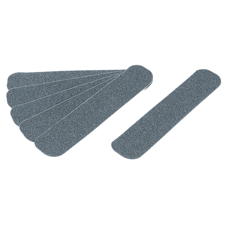 Tarjeta 6 tiras 23cm antiderrapantes gri