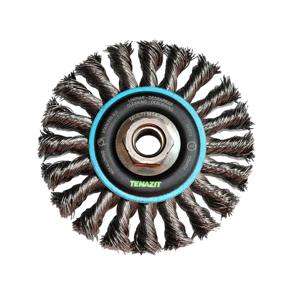 Cepillo circular trenzado de 115 x 0.50